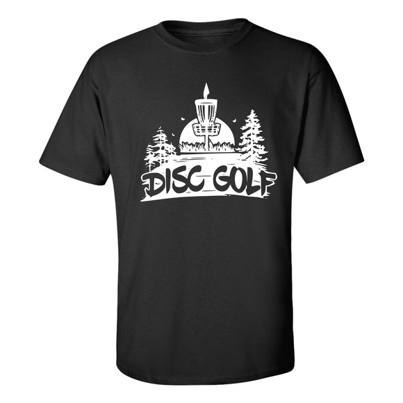 Disc Golf T Shirt DISCGOLF SUNSET Discgolfer Discgolfing Shirt - Picture 4 of 16